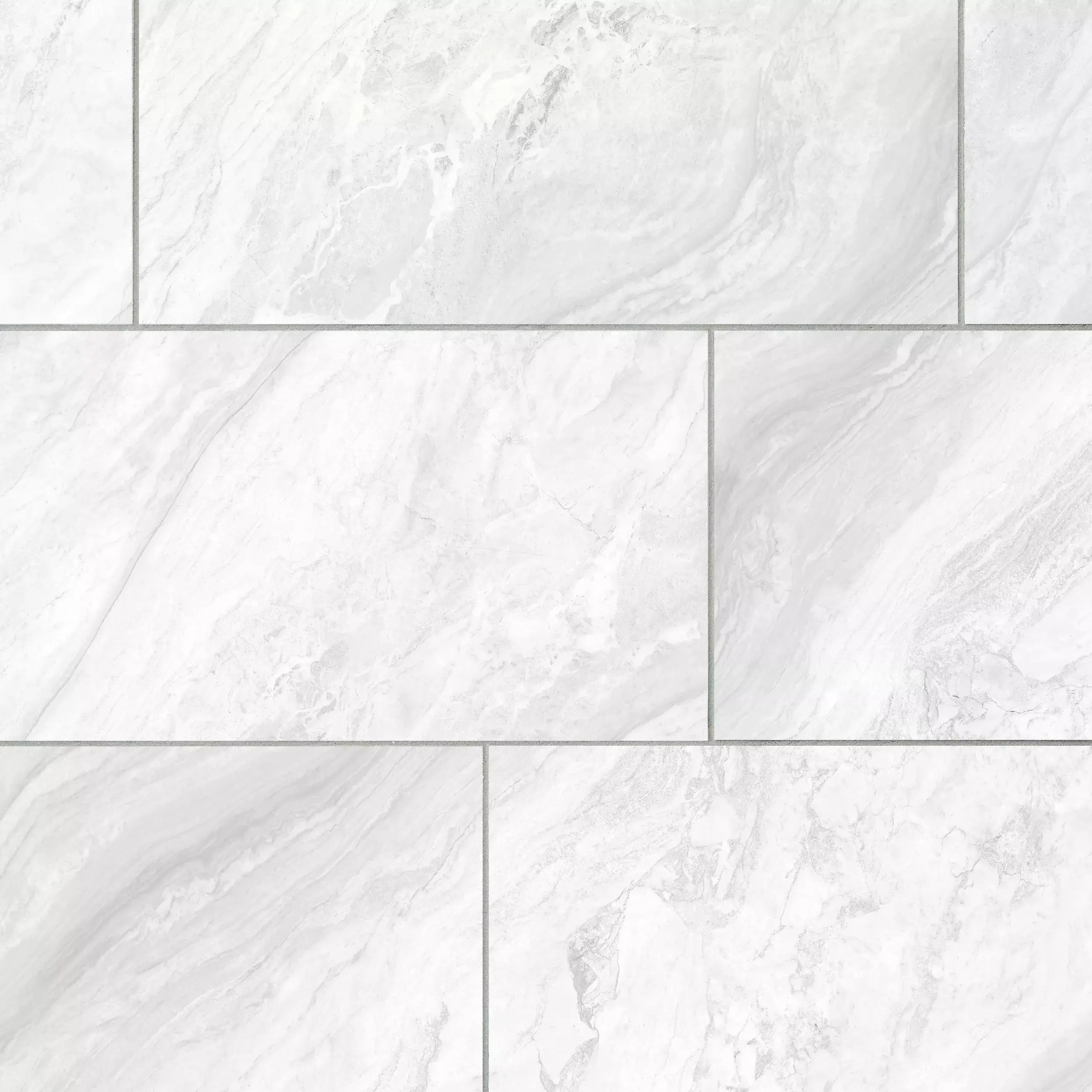 Harmony White Polished Porcelain Tile