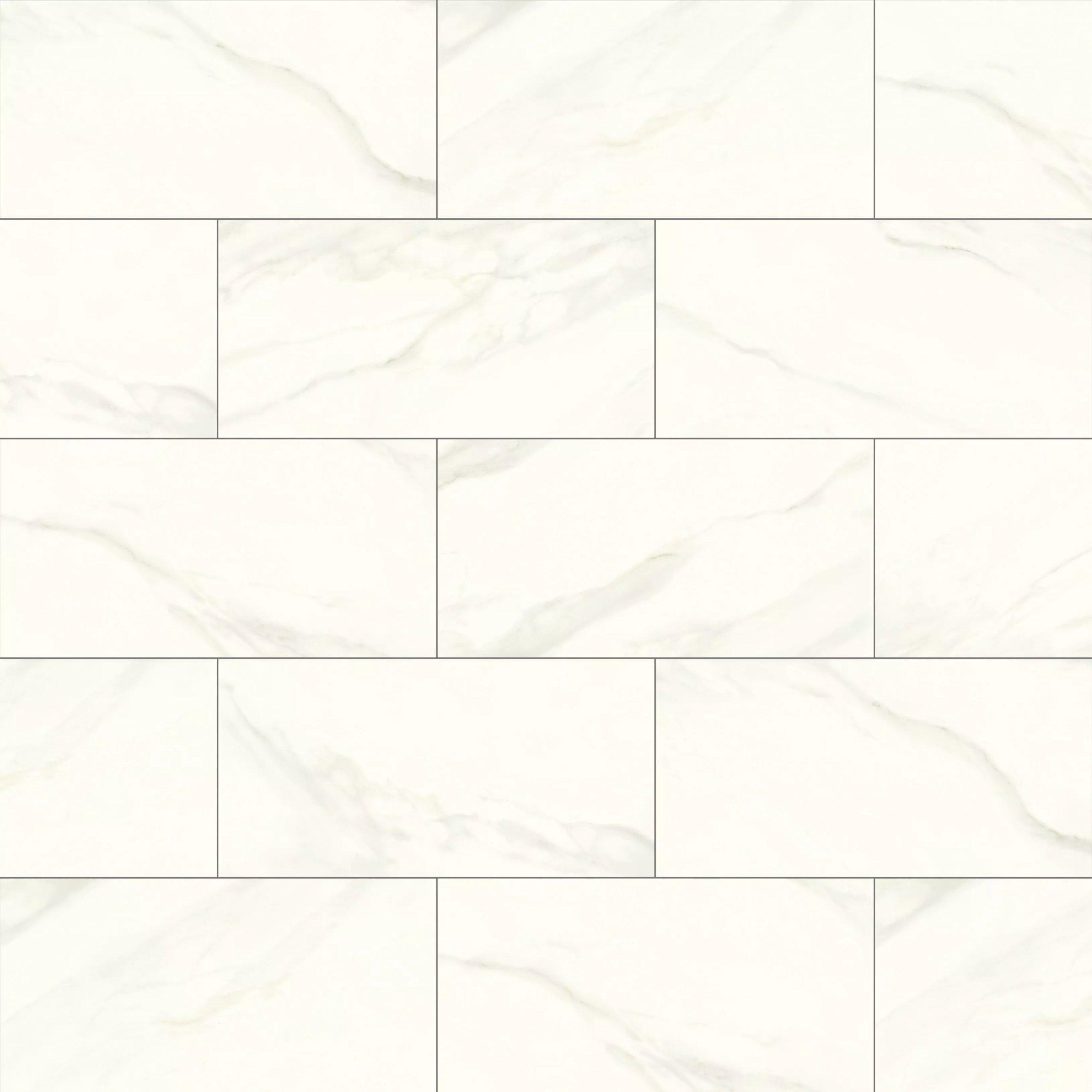 Andover White Polished Porcelain Tile