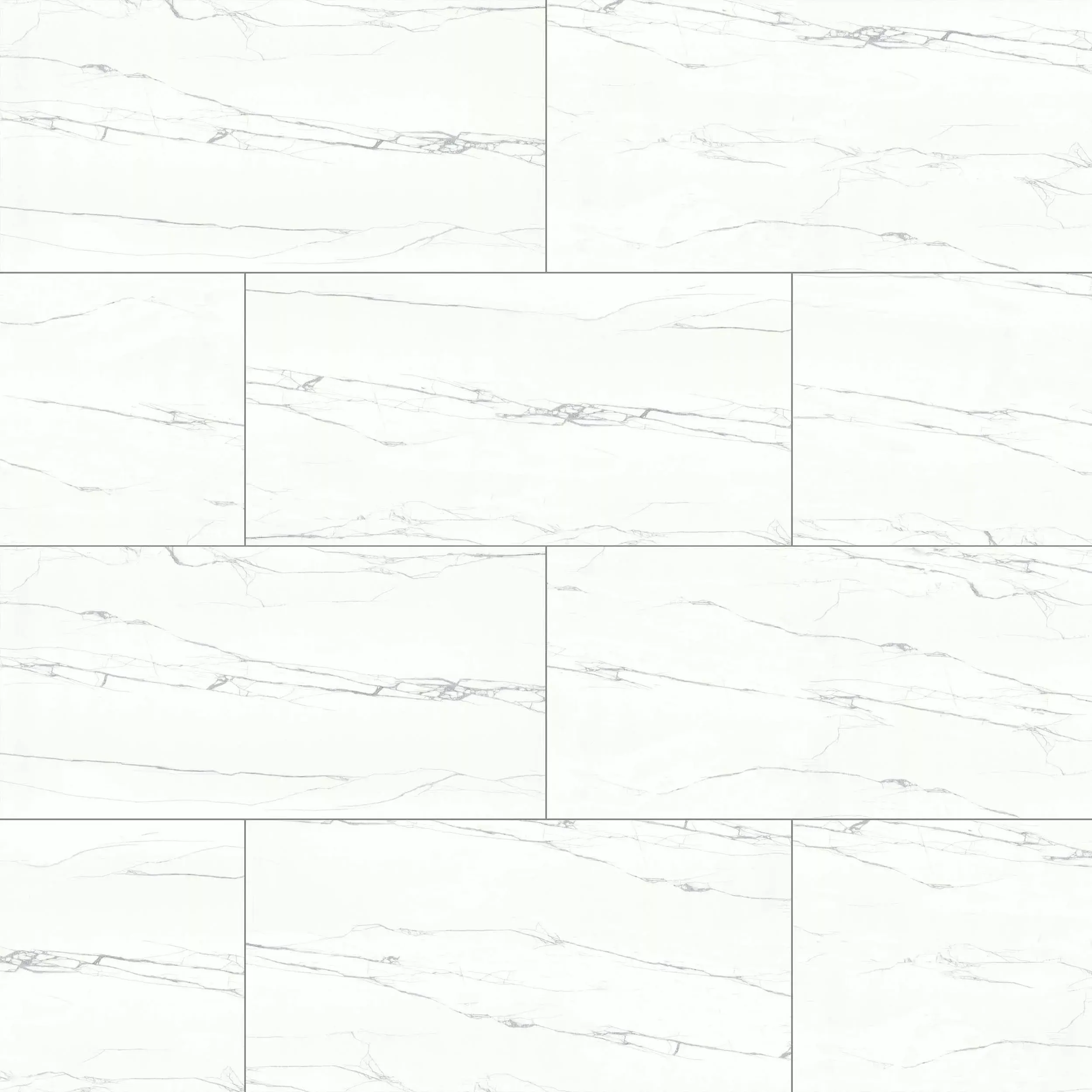 Giacometti White Polished Porcelain Tile