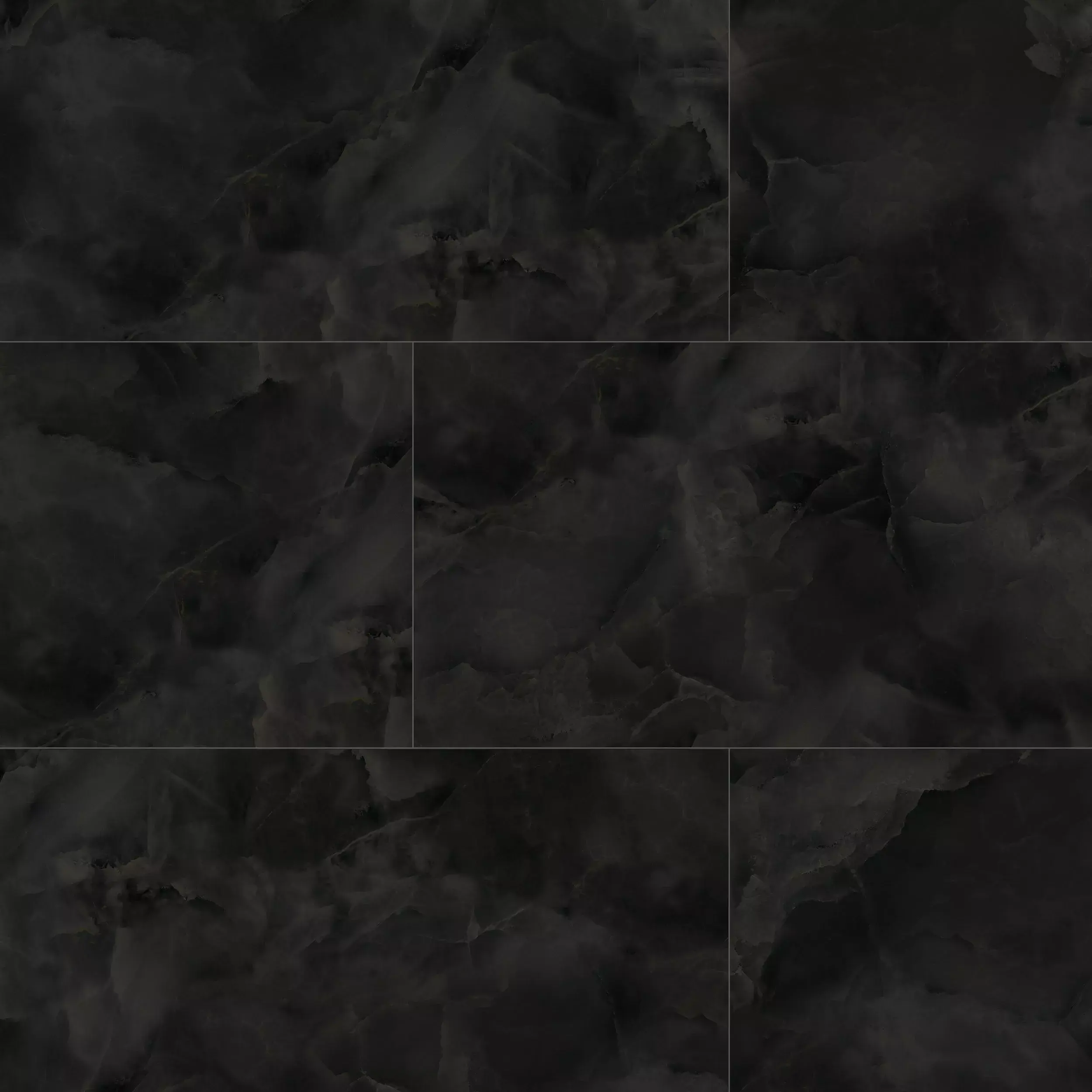 Alessia Noir Polished Porcelain Tile