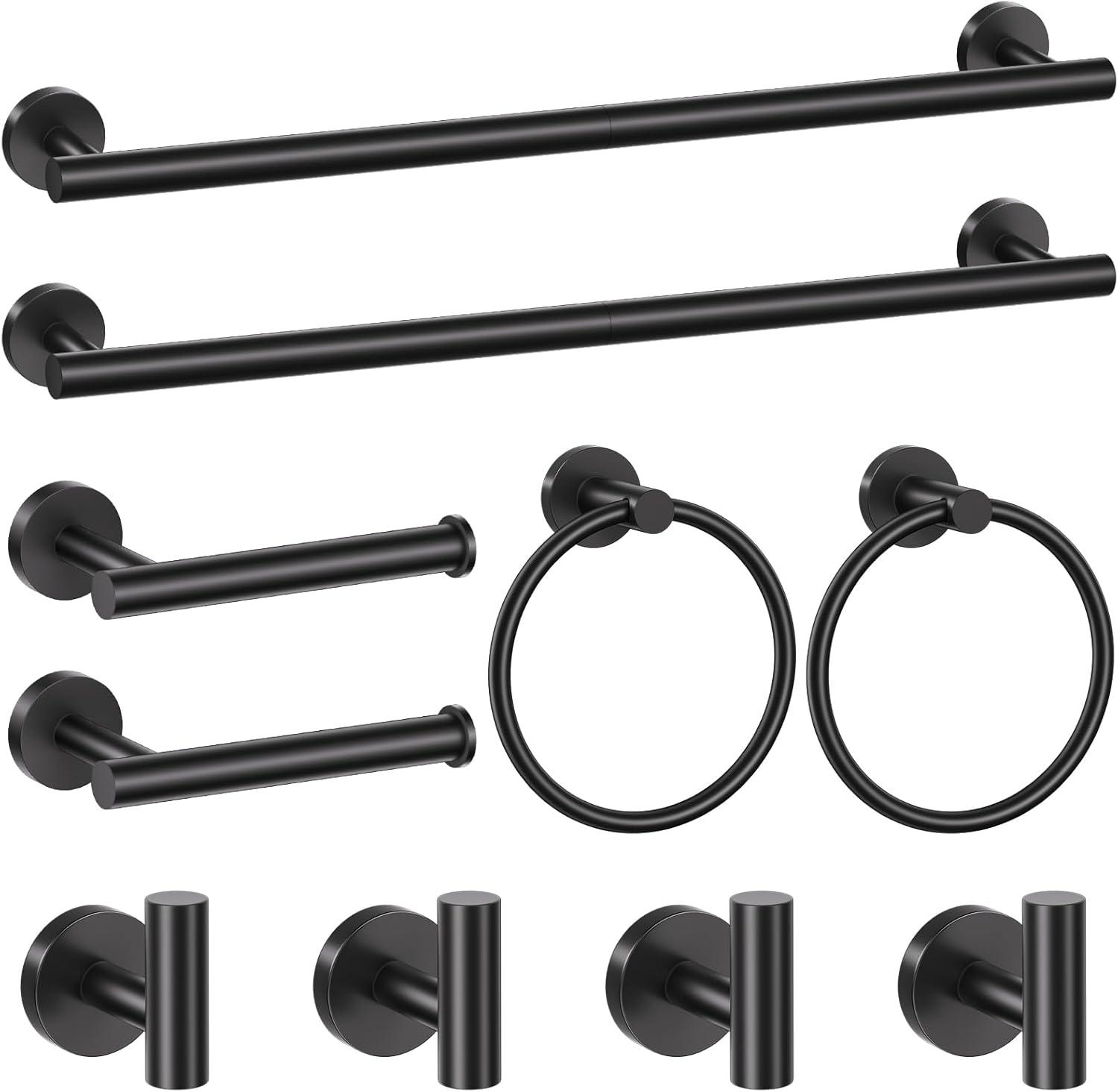10 Pieces Master Bath Rounded Hardware Set
